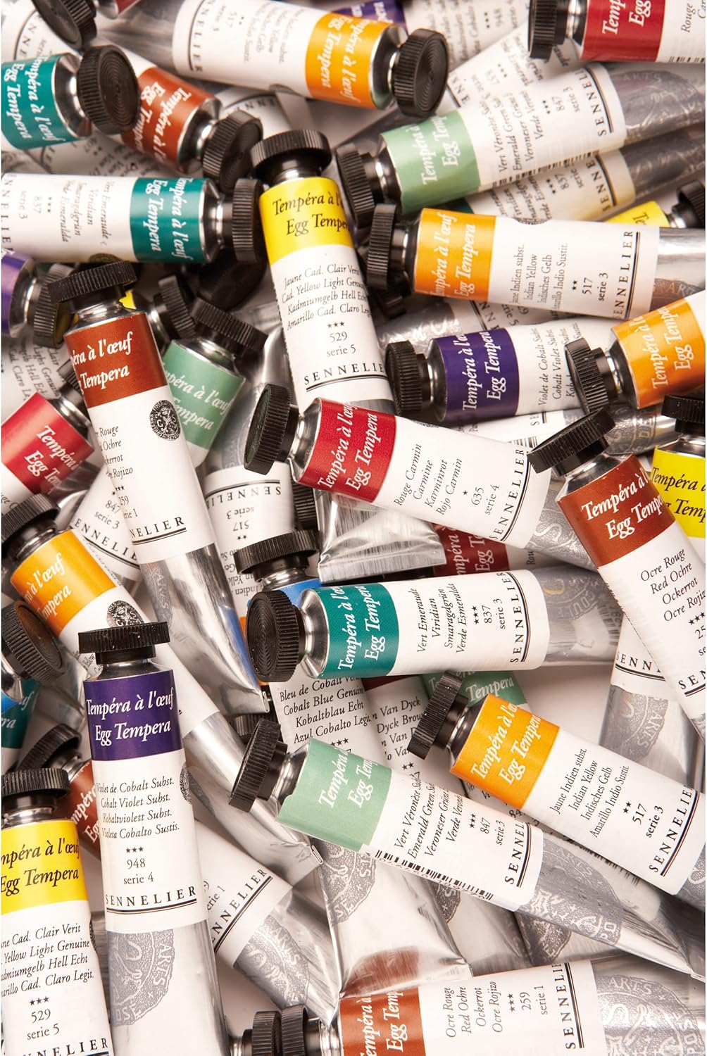 Sennelier Tempera Paint, 21ml, Burnt Umber S1