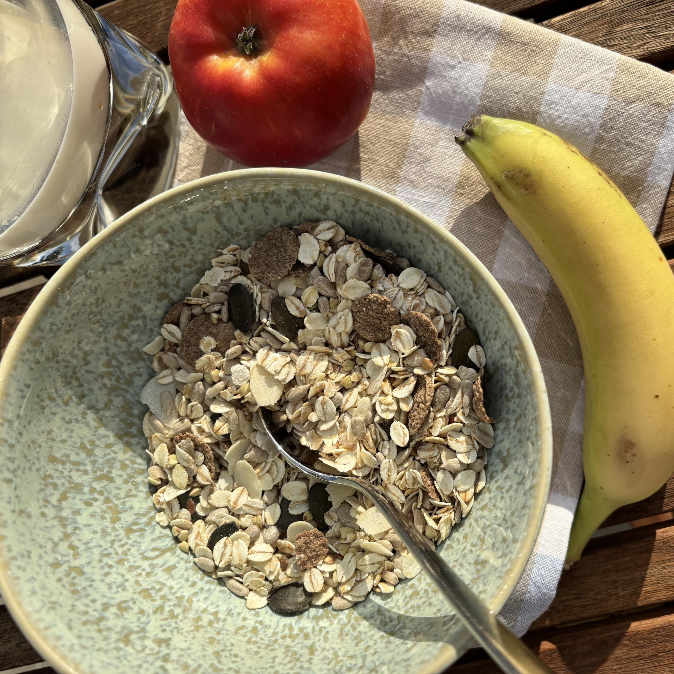 Gerstoni Gersten-Müsli Fitness (18x500g), ZUCKERARM, EIWEISSQUELLE, BALLASTSTOFFREICH mit pflanzlichem Beta-Glucan
