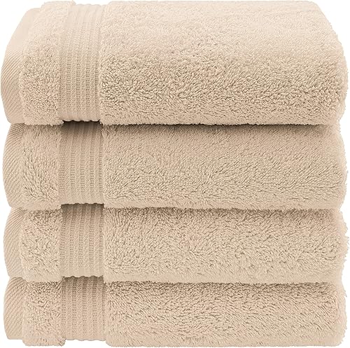 Vista 400 de American Veteran Towel, Juego de 4 toallas de mano para baño, juego de toallas de mano turcas 100% algodón, toallas de mano suaves, toallas de mano