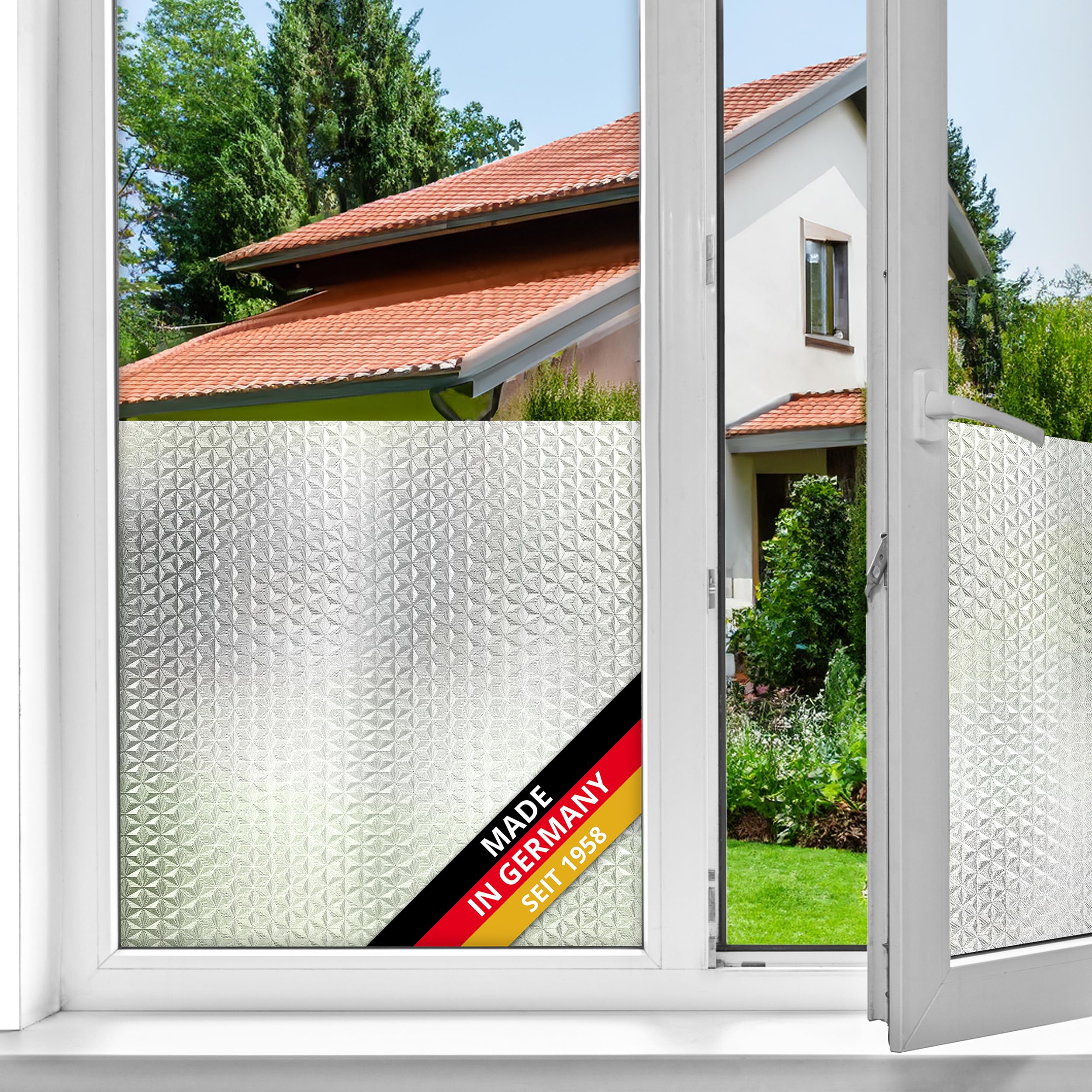 d-c-fix Fensterfolie Steps Mosaik selbstklebend 45 cm x 2 m