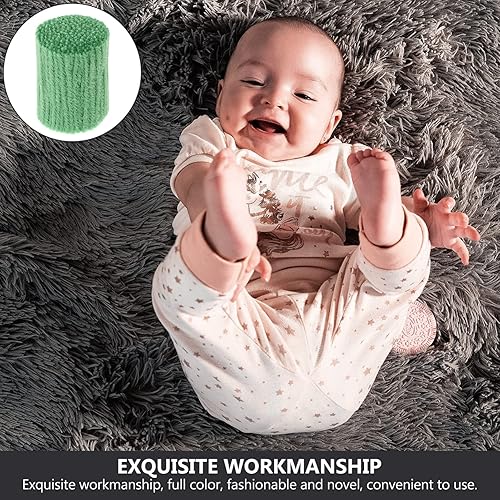 Miniatura 48 de Paquetes de hilo negro - Hilo de lana precortado para manualidades con gancho de pestillo