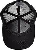 Vista 3 de Columbia - Gorra con malla para hombre con bandera con árboles, Negro, talla LXL