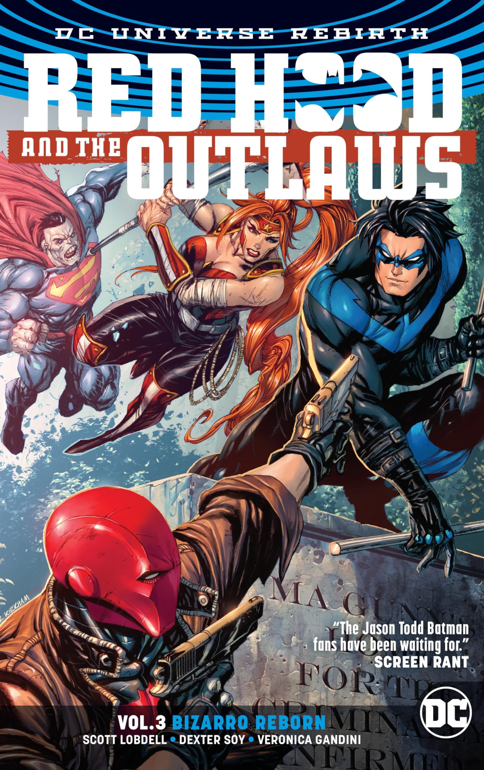 Red Hood and the Outlaws Vol. 3: Bizarro Reborn (Rebirth) (Red Hood and the Outlaws: DC Universe Rebirth) Paperback โ April 24, 2018