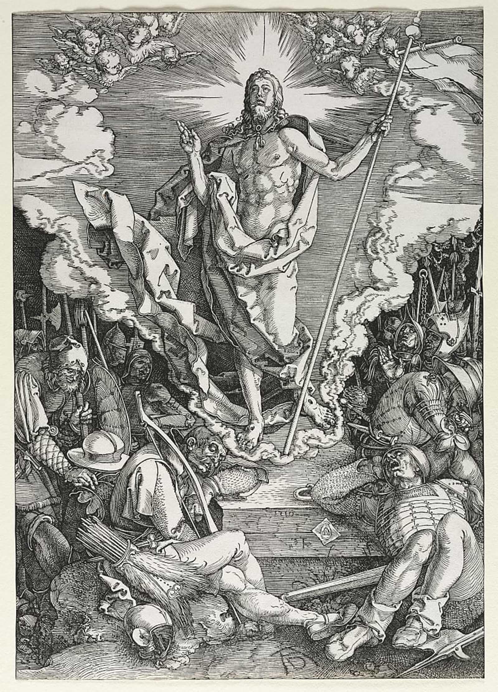 ARTXLXXBN Famous Painting Art Wall Decor Abstract Art Picture the Resurrection by Albrecht Dürer Animal Pictures for Home Decor 60x90cm