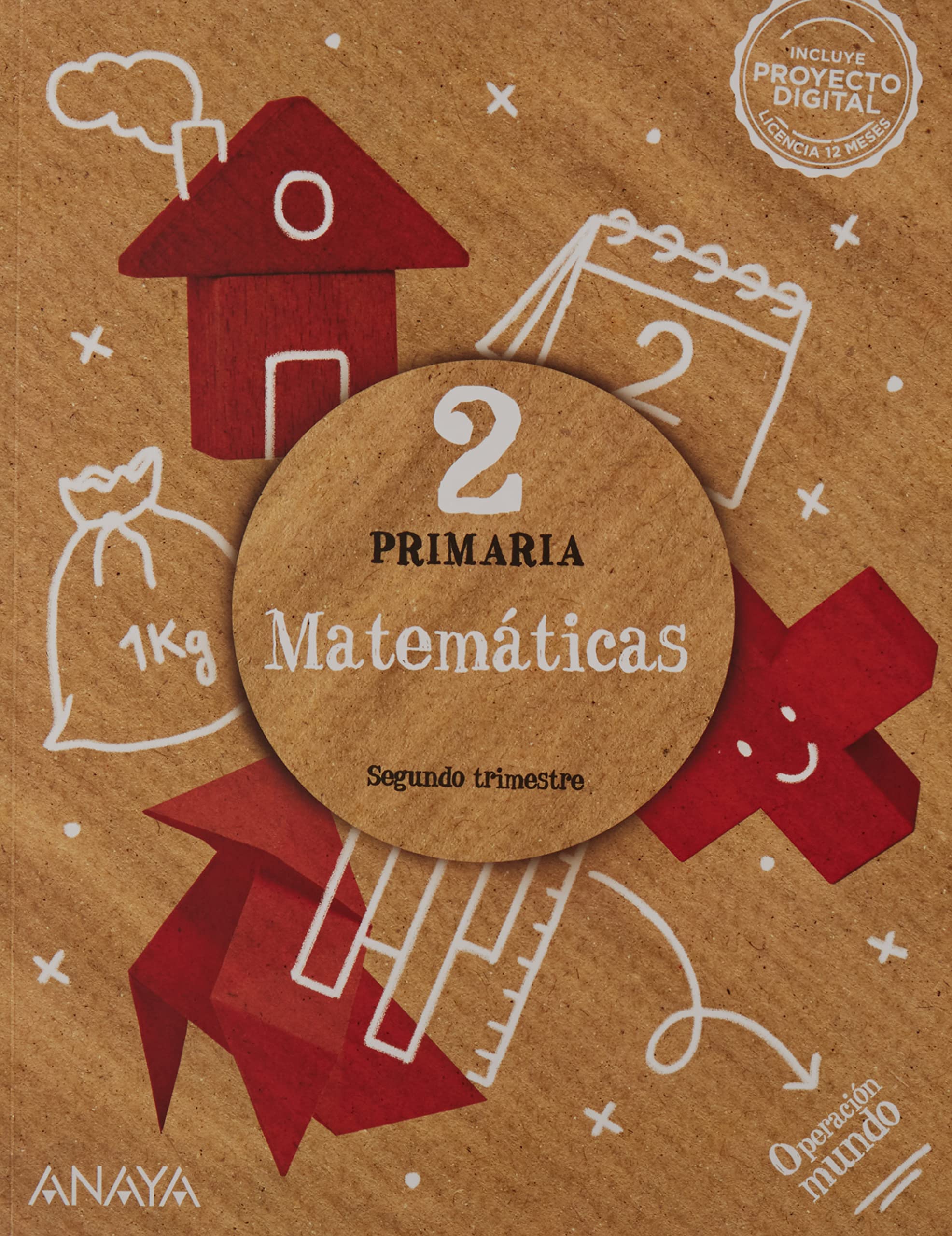 Matemáticas 2. (Incluye material manipulativo)