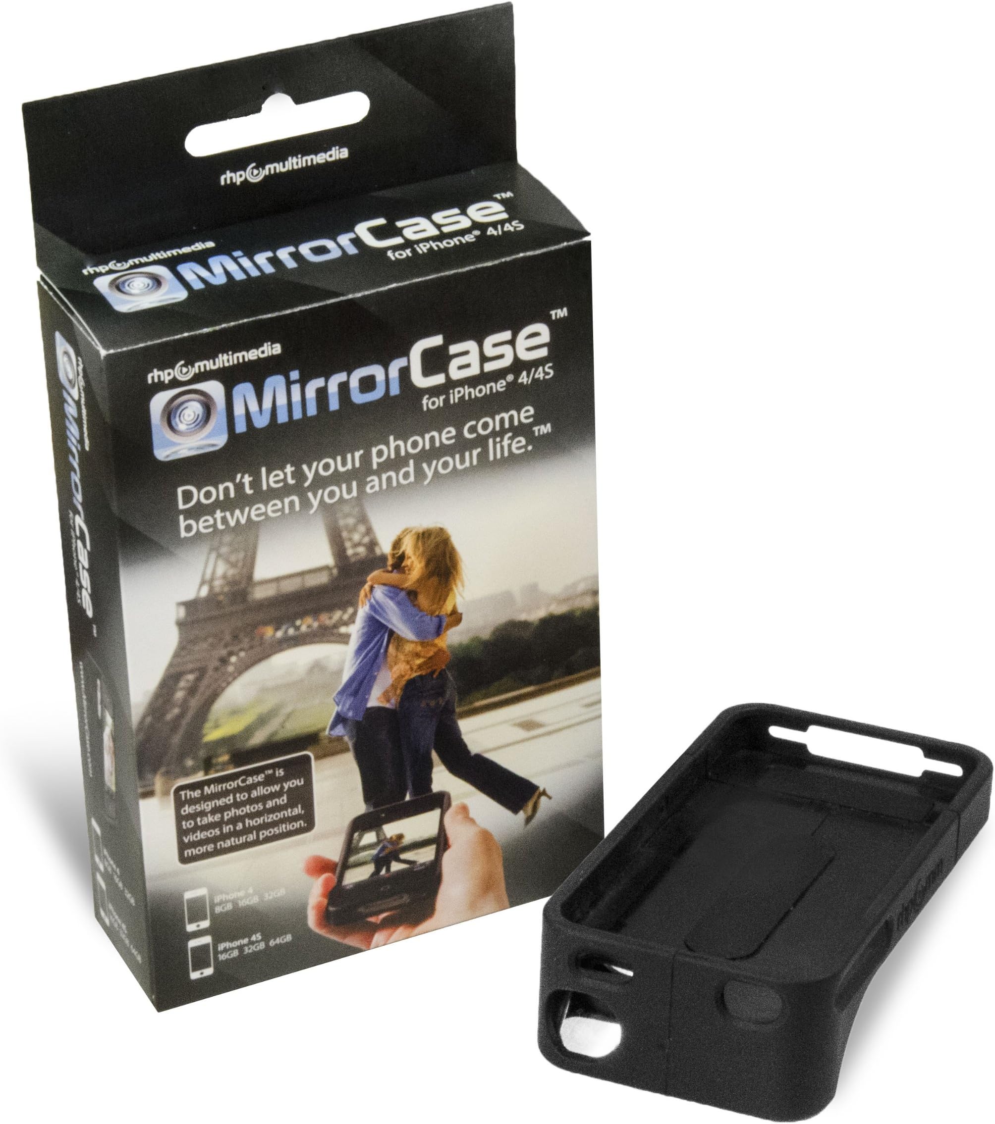 RHP Multimedia MirrorCase for iPhone 4/4S - Black