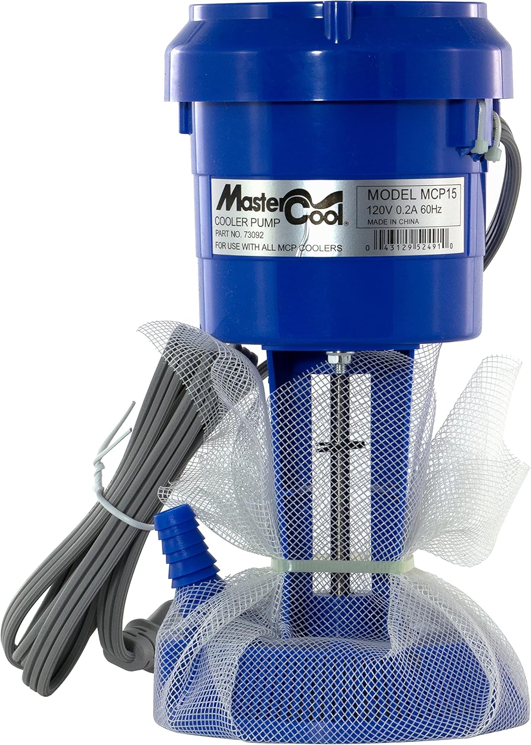 MasterCool 120V Evaporative Cooler Pump for MCP44 and MCP59 Pump with Mesh Screen