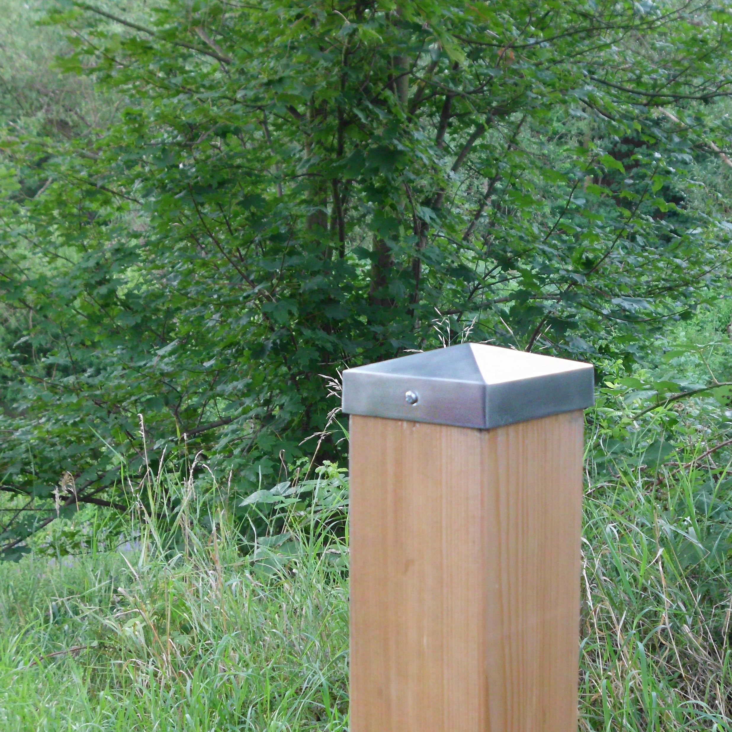 Angolo Per Palo In Legno 90x90 Mm - Connettore Metallico Per Costruzioni Giardino - Foto 10