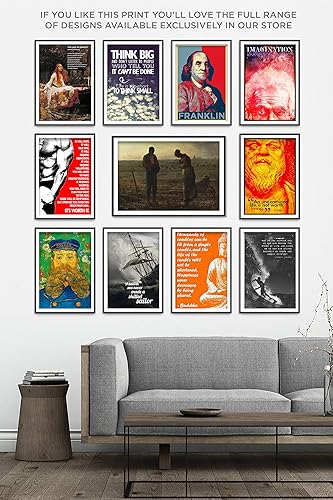 Miniatura 8 de Jean-Francois Millet - El Ángelus (1859) - Póster de pintura clásica, regalo de arte Tamaño A5 (5.827 x 8.268 in)