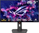 ASUS ROG Strix OLED XG27AQDMG Gaming Monitor 27-inch 1440p Glossy WOLED, 240Hz, 0.03ms, Custom heatsink, Anti-flicker, OLED Care, Uniform brightness, G-SYNC compatible, DisplayWidget Center - 1