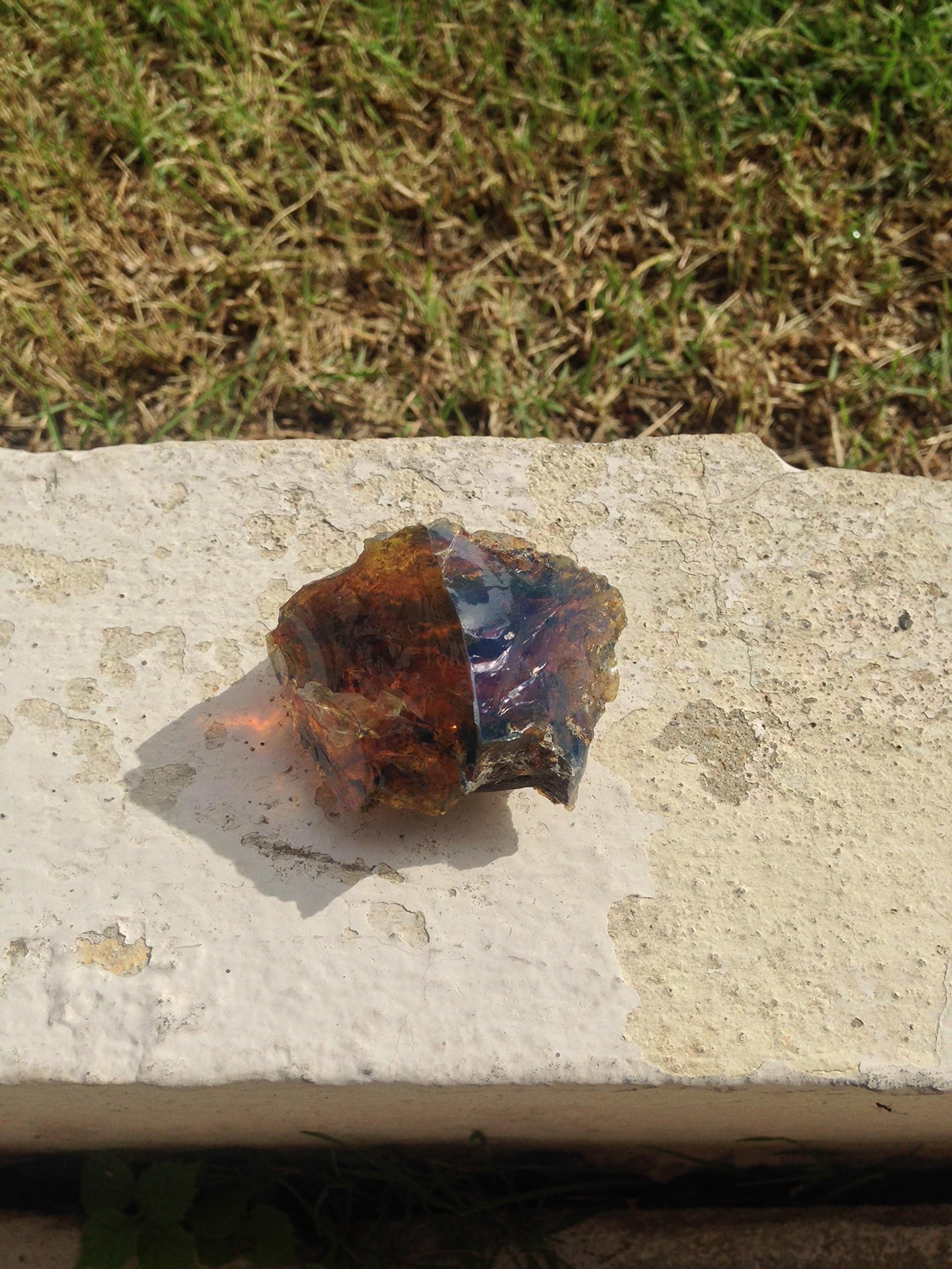 Dominican Blue Amber Stone 24 Grams Rough Specimen