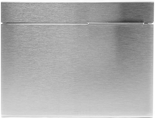 Miniatura 3 de Vsons - Buzón de diseño moderno, buzón de pared Vsons Design Mitch SE (acero inoxidable cepillado con números grabados)