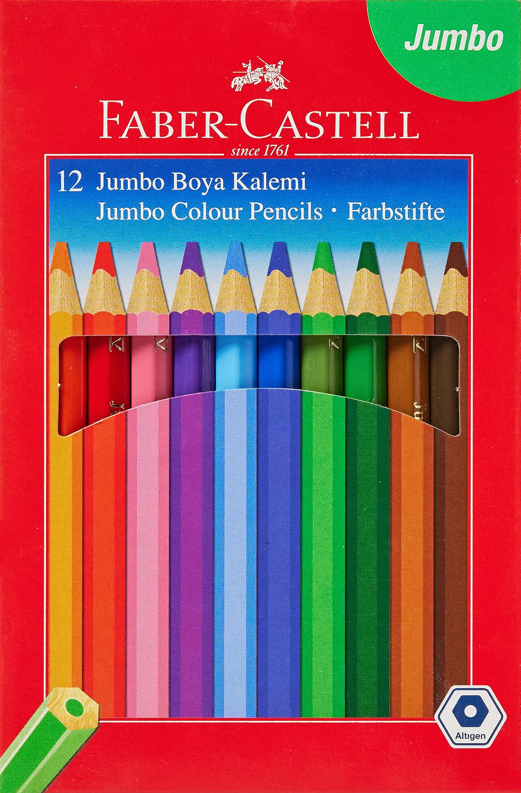 Faber-Castell Lápiz de colores Jumbo 12 colores