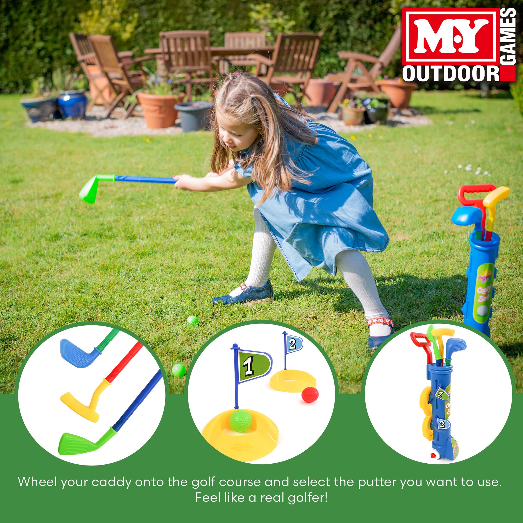 KandyToys Ensemble de golf pour débutants pour enfants