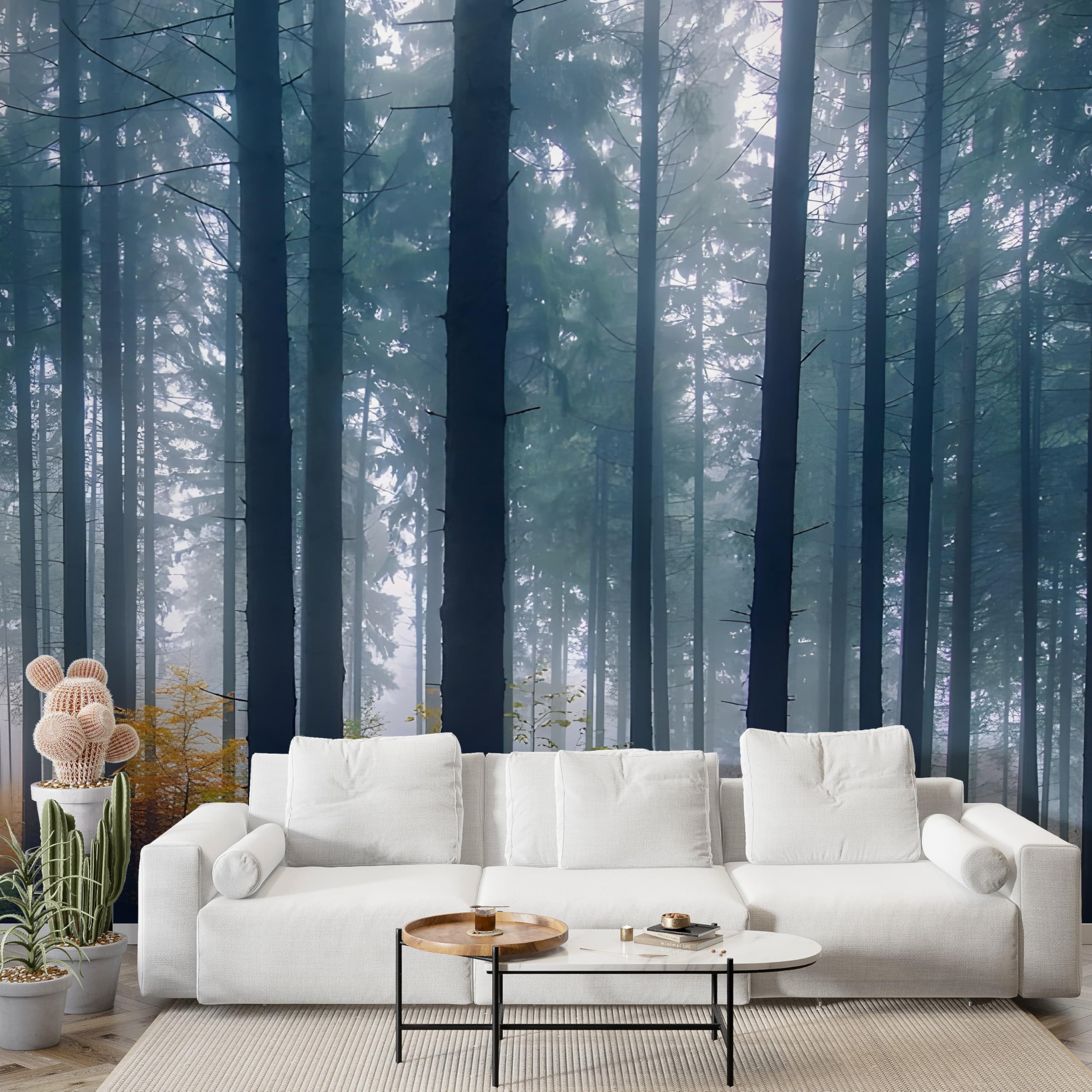 Jungle paysage décoration murale pour salon et chambre moderne
