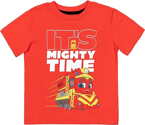 Vista 2 de Mighty Express Nate Brock Milo - Camiseta de manga corta para niños (2 unidades)