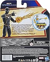 Vista 4 de Marvel Spider-Man 6-Inch Mystery Web Gear Black and Gold Suit Spider-Man Action Figure, Includes Mystery Web Gear Armor Accessory and Character