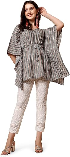 NAINVISH Cotton Top for Women Kaftan | Kaftan Tops for Women | Tops for Women Kurtis | Kaftan Tops for Women Stylish