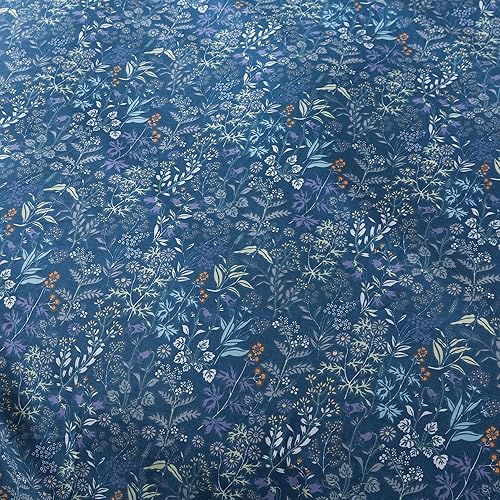 Miniatura 84 de HoneiLife - Juego de funda de edredón floral 100% algodón, 3 piezas, botánica, ropa de cama con cierre de cremallera y lazos en las esquinas