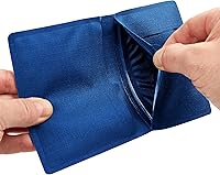 Vista 5 de Skog Å Kust Cartera impermeable flotante Plånbok Azul