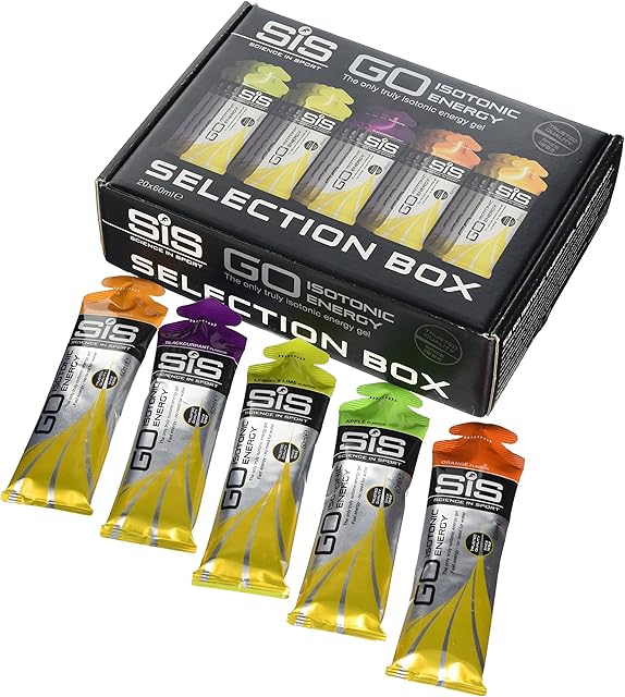 Science in Sport | SiS Go Isotonic Energy Gel | 0.6g Sugar & 22g Carbohydrates per Gel | Vegan | Digestible & Practical | Consumed Without Water | Informed Sport Tested | Variety Pack, 20 x 60ml Gels
