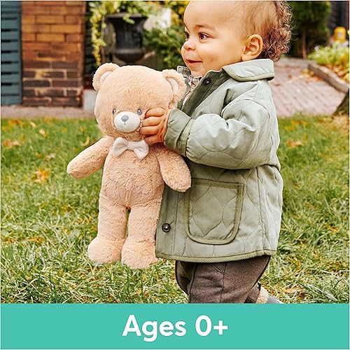 Vista 4 de GUND Oso de peluche sostenible para bebé, animal de peluche hecho de materiales reciclados, regalo para bebés y recién nacidos, marrón, 13 pulgadas