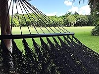 Vista 7 de Hamaca americana (con barra esparcidora) (negro, nailon)
