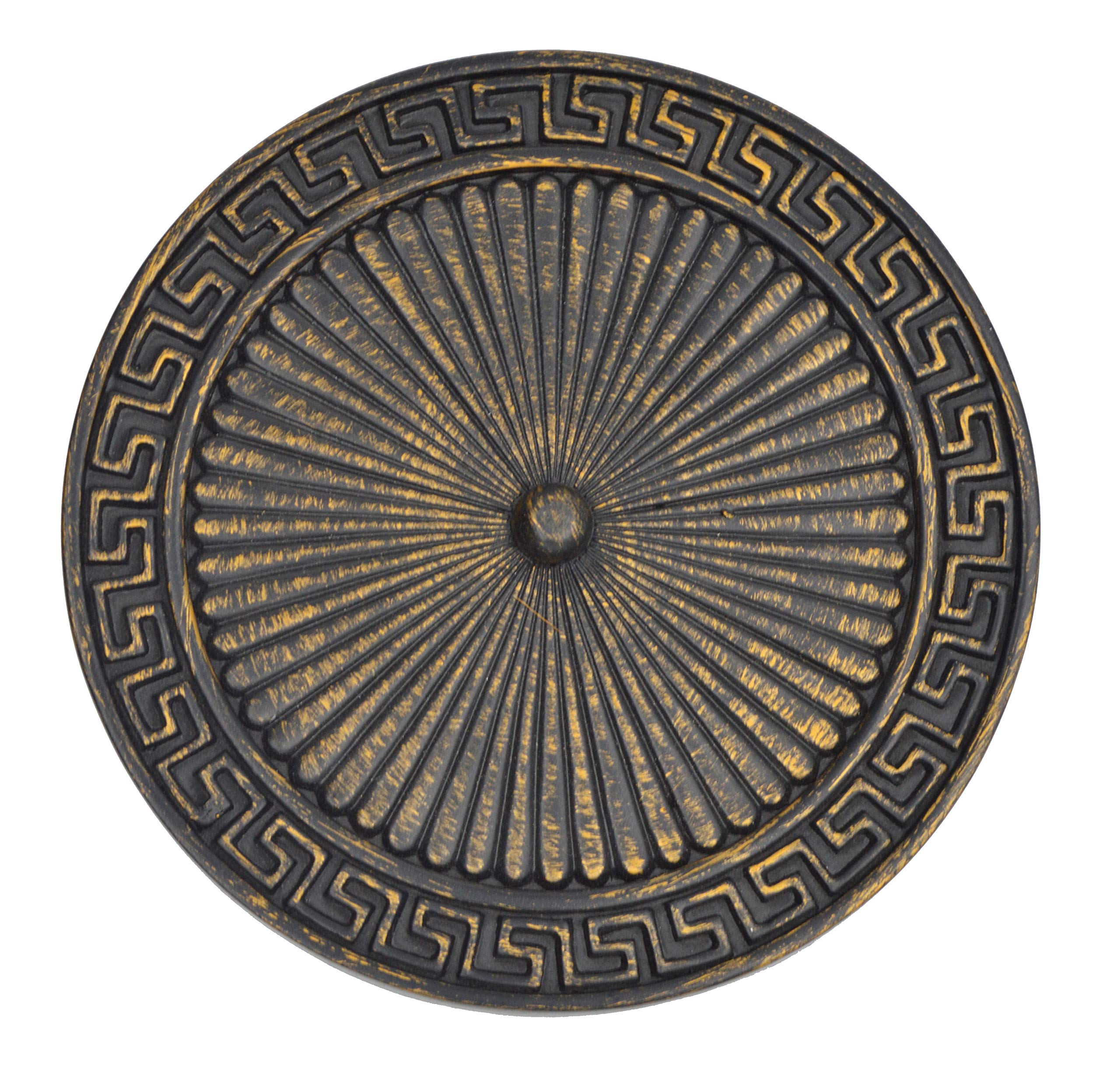 Urbanest Large Agia Medallion Drapery Holdback, Set of 2, Burnt Gold