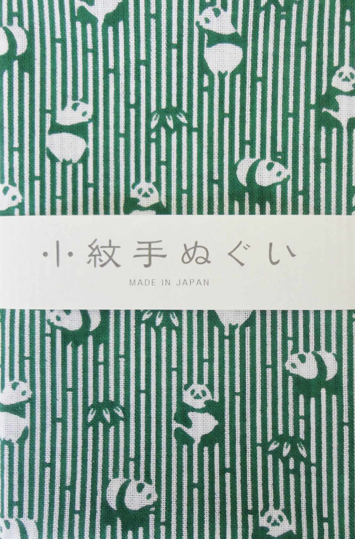 Japanese Traditional Towel Tenugui Small PatternBamboo-grass-panda by Miyamoto Izumi-koubai
