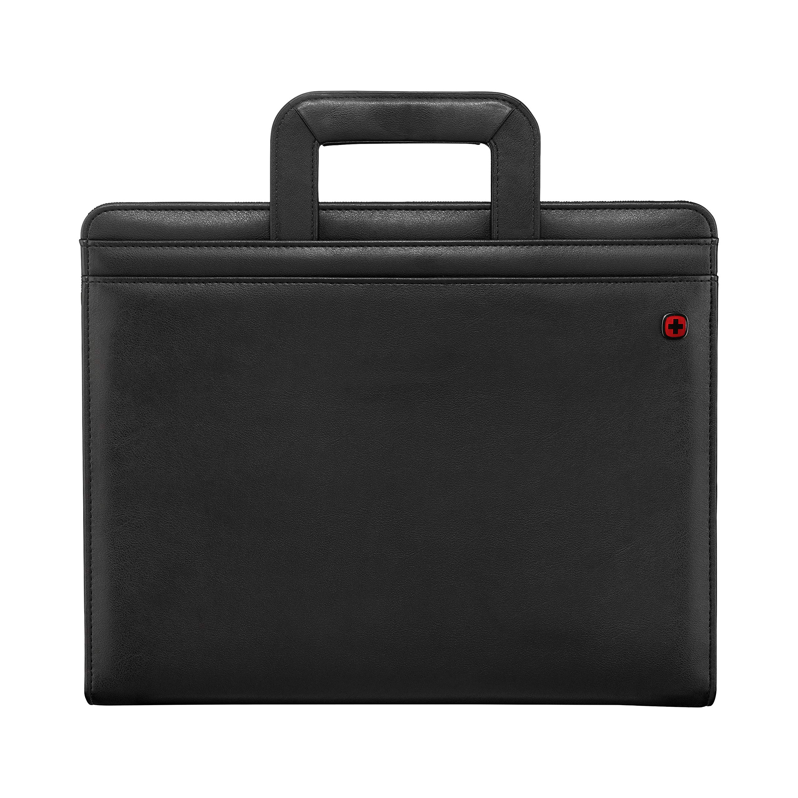 Wenger Venture Padfolio Avec Poignées Et Poche Tablette 10" - Organisateur Professionnel Élégant Noir Pour Hommes Et Femmes