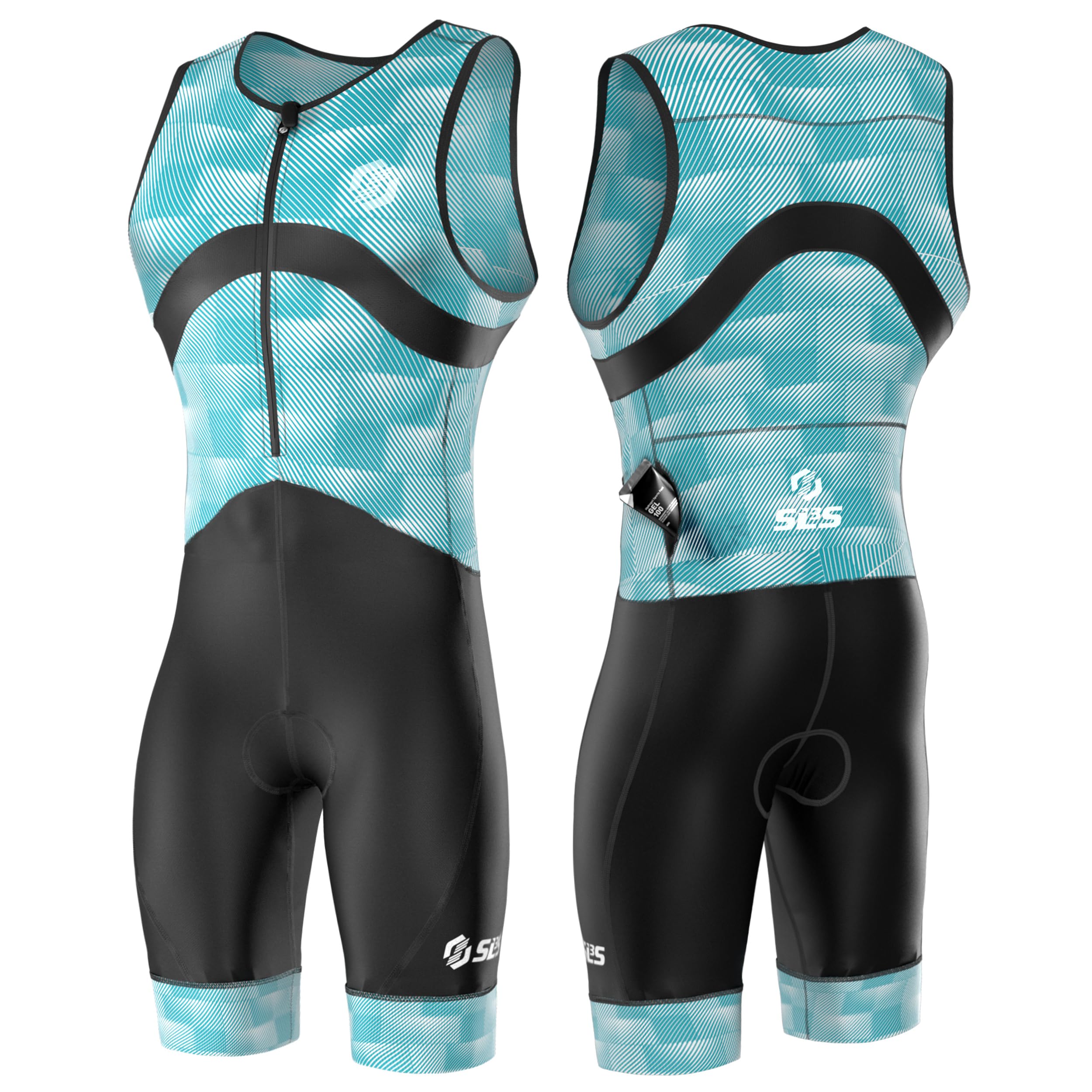 CGLRybO Traje De Triatlu00f3n De Manga Corta Para Hombre, Ideal