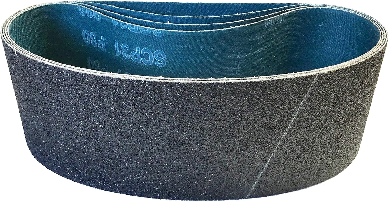 3" x 21" Silicon Carbide Sanding Belts (SCP31)(50pcs/Pack) (1000g