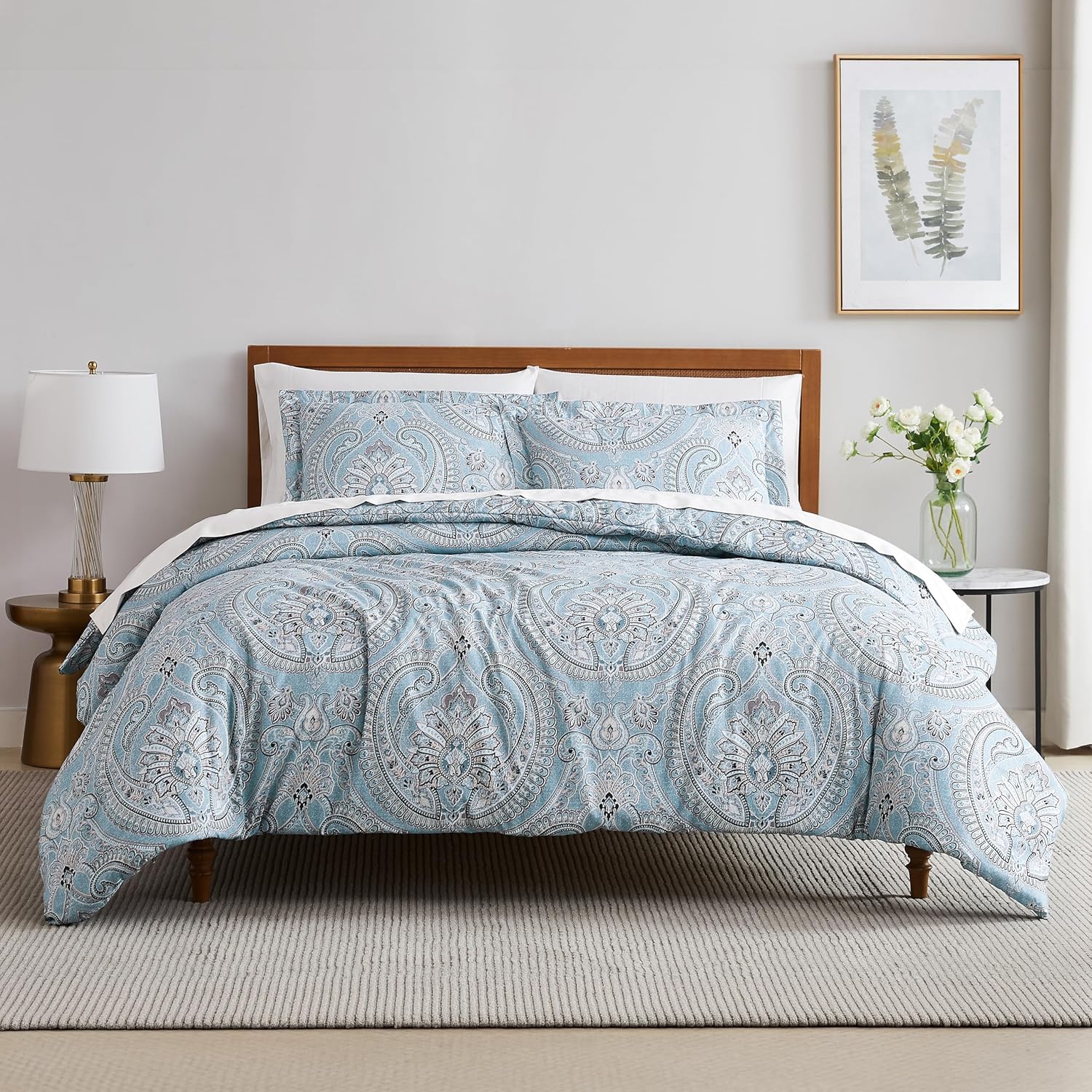 Southshore Fine Living Pure Melody Duvet Cover Set — Pet Hair Resistant Bedding for Daily Use