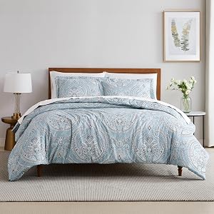 Pure Melody Collection - Premium Quality, Soft, Wrinkle, Fade, & Stain Resistant, Easy Care, Oversized Duvet Cover Set, King / California King, Aqua