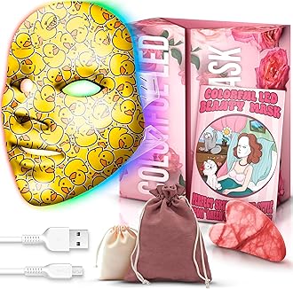 Red Light Therapy for Face, Led Face Mask Light Therapy, 7-1 Colors LED Facial Skin Care Mask, Salon Effect at Home (Duck Edition)