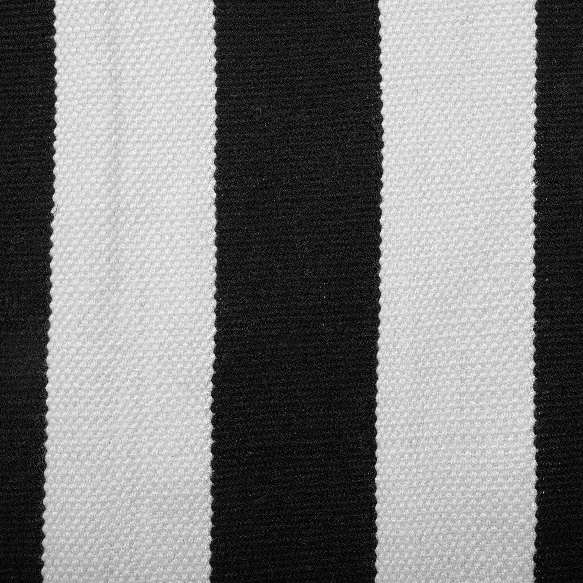 Terasseteppich Balkonteppich mit schwarz-weißen Streifen 80 x 150 cm Tavas