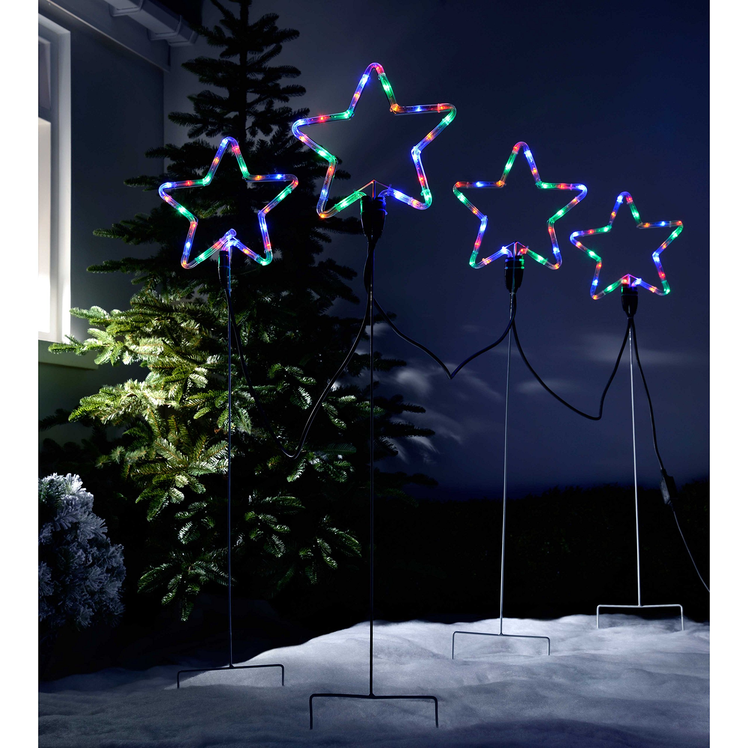 Pre-Lit LED Animated Flashing Pop-Up Christmas Tree 190 Cm - View #11