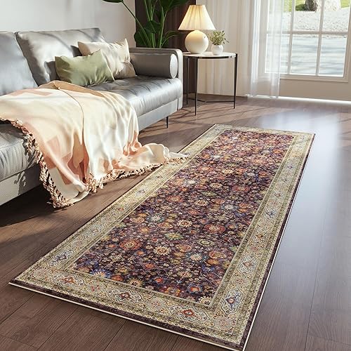 Miniatura 125 de Rugcomf Tapete para puerta interior, 2 x 3, lavable a máquina, tapete antideslizante de pelo bajo, para entrada, cocina, puerta principal, entrada