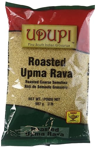 Udupi Upma Rava asado sémola gruesa tostada 2 libras LB