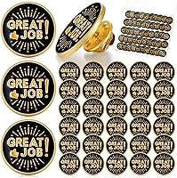 Vista 7 de Ceenna 50 piezas de insignia de solapa de empleado del mes en masa, estrella de reconocimiento, regalo de apreciación, recompensa de rendimiento