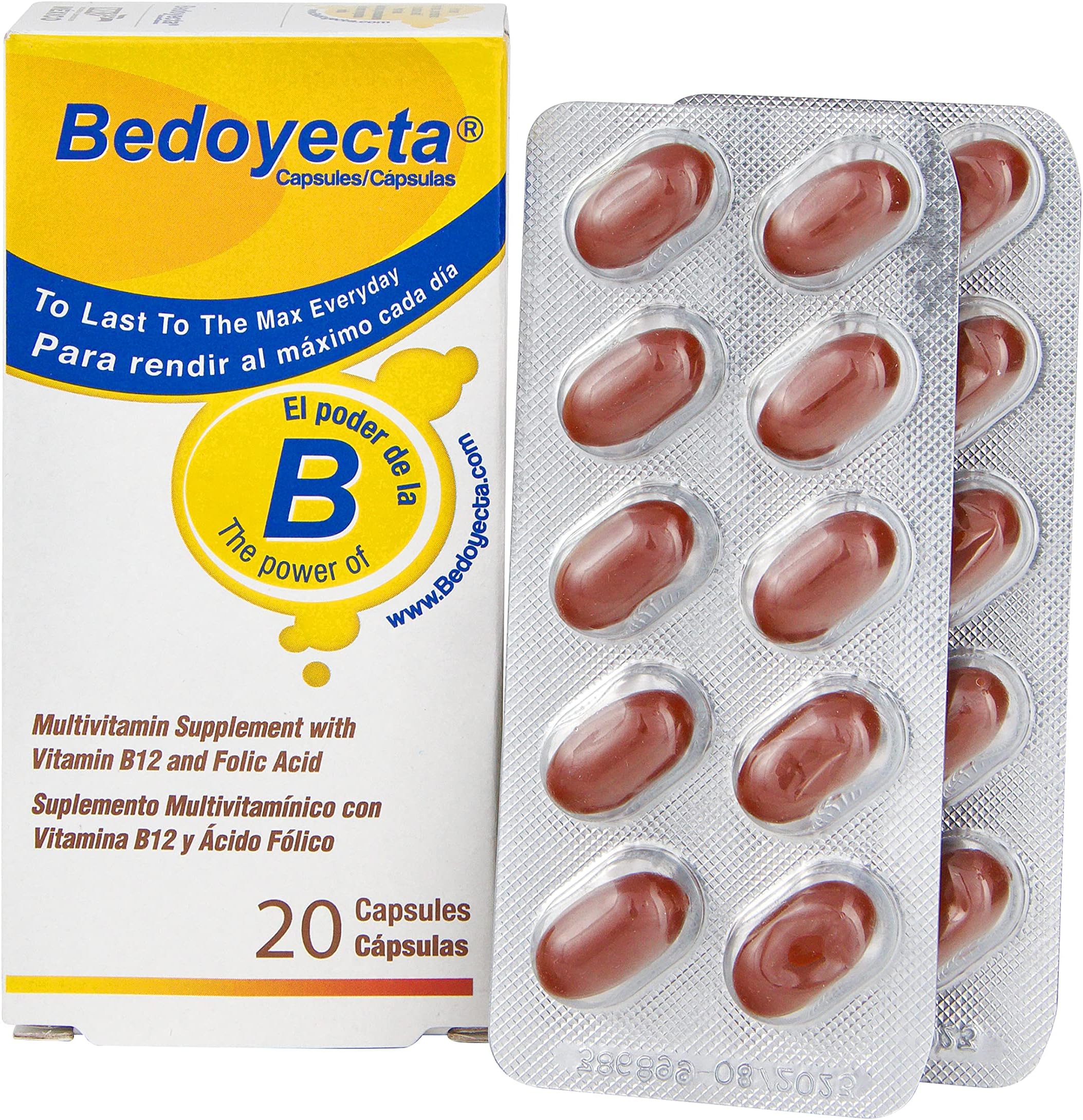 Bedoyecta Multivitamin Capsules 20ct