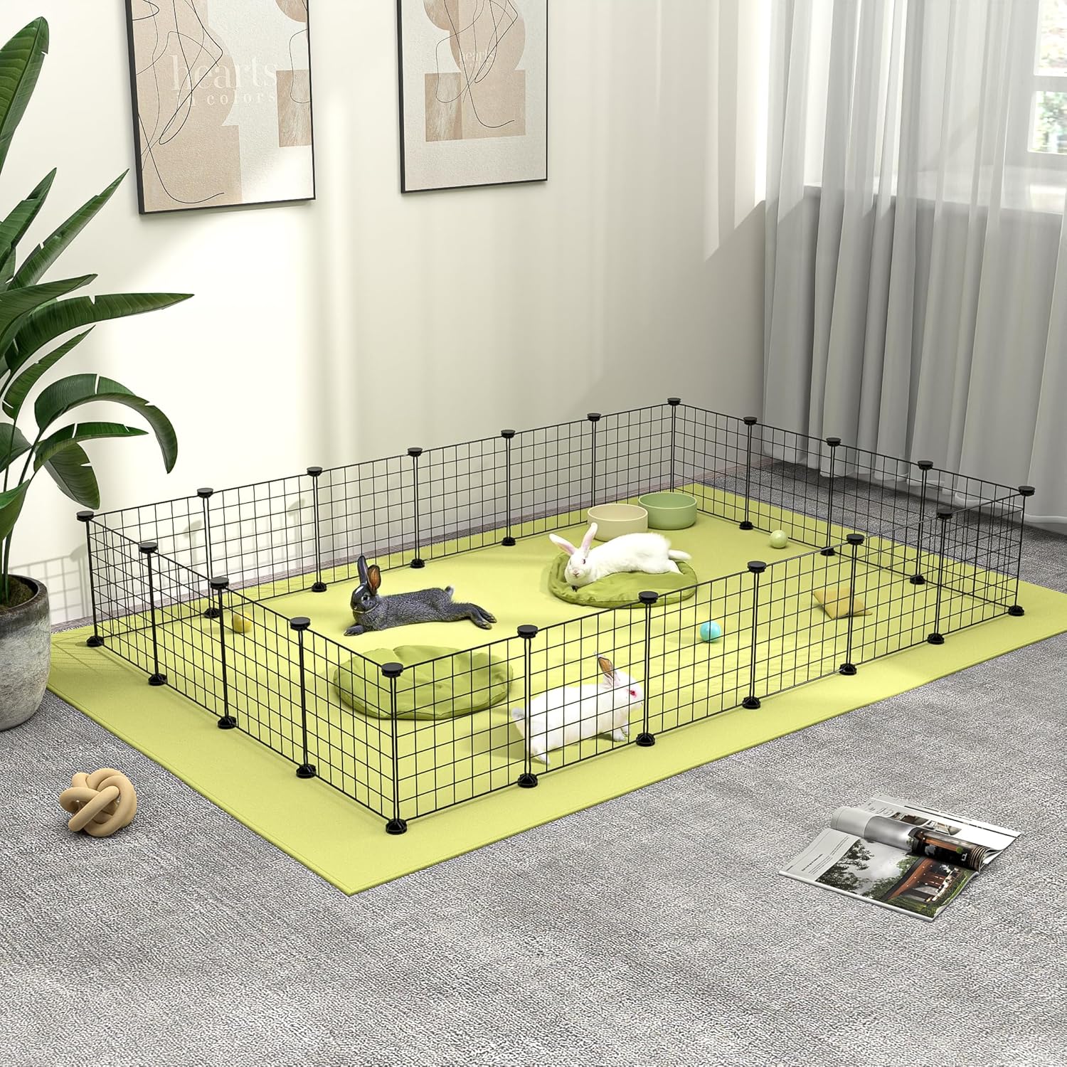 ZENY Cube Storage 12-Cube Metal Wire Storage Shelves Cube Closet Organizer Storage Bins DIY Storage Grids Modular Wire Cubes Bookshelf Bookcase for Home Office, Black