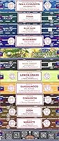 Vista 1 de Satya Bangalore (BNG) - Juego de 12 varillas de incienso: nag champa, namaste, súper hit, bosque de neem, prana, oud, salvia, canela, hierba limón