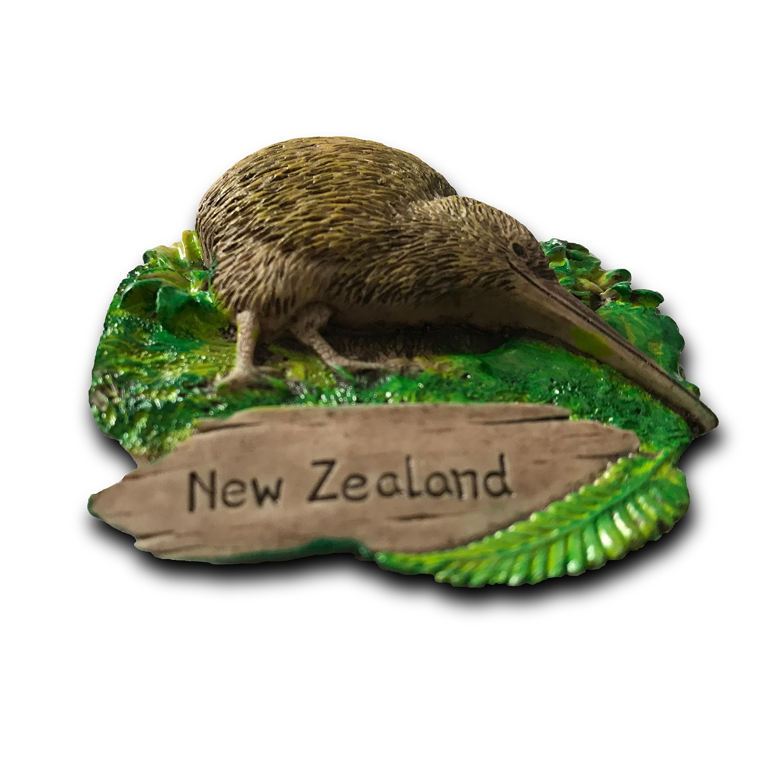 Magnete Frigorifero 3D Kiwi Bird Nuova Zelanda | Souvenir Da Viaggio Fatto A Mano In Resina Per Decorazione Casa
