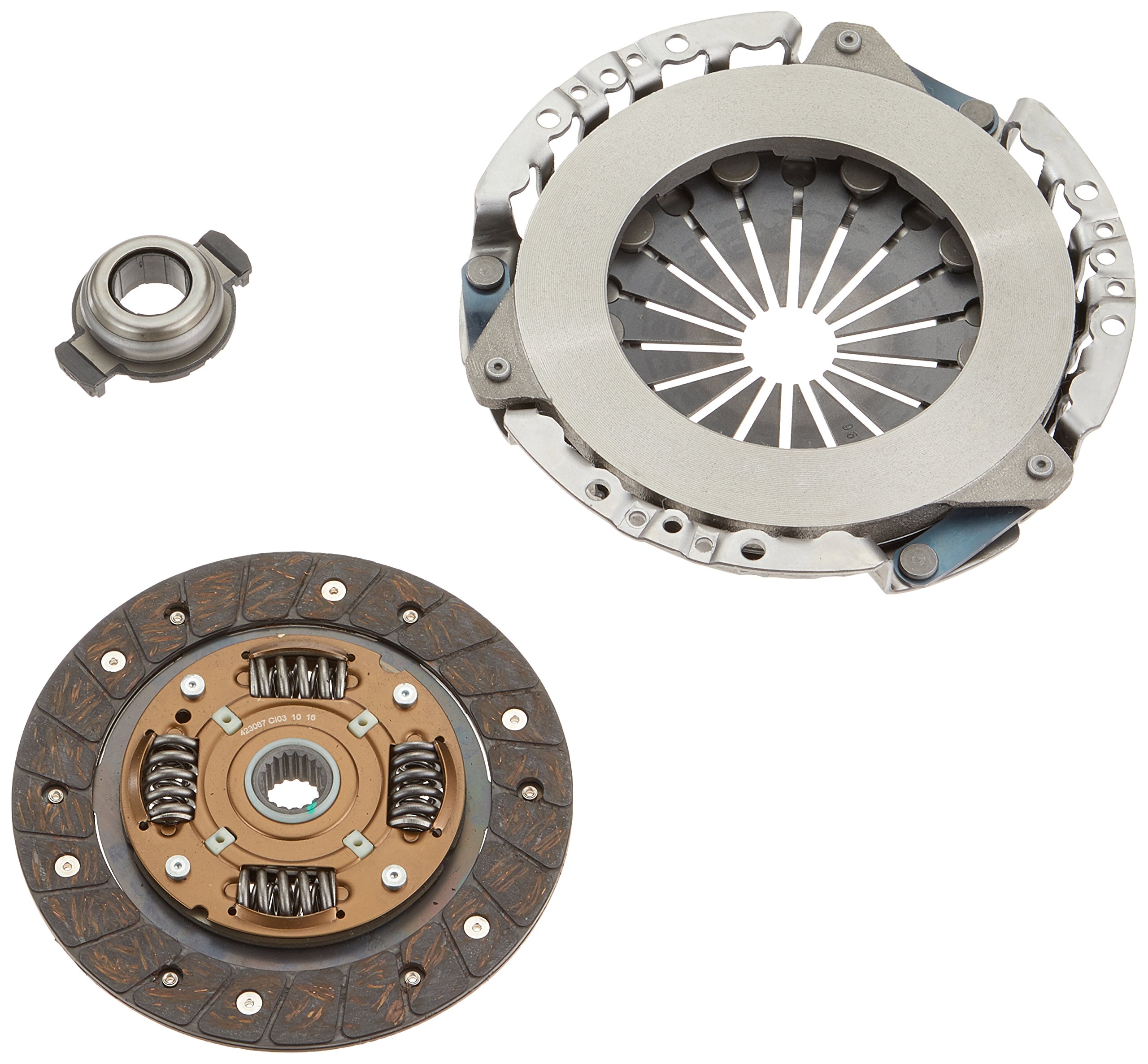 JAPKO Kit de embrague con cojinete de desembrague Compatible con PEUGEOT 206 Fastback 2A/C 92CI03