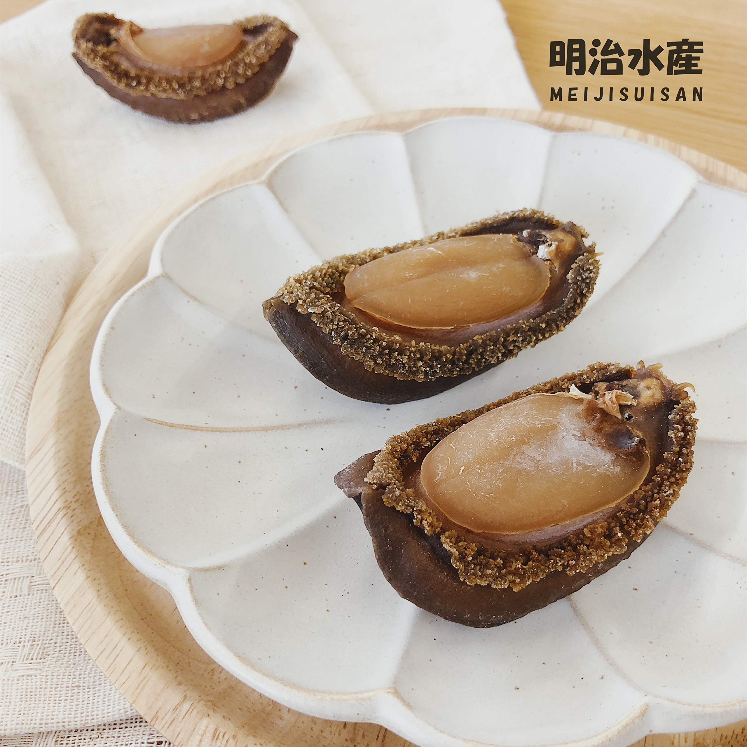 Amazon.co.jp: 【吉品鮑】 天然 乾燥アワビ 一級品 250g 明治水産 (約 