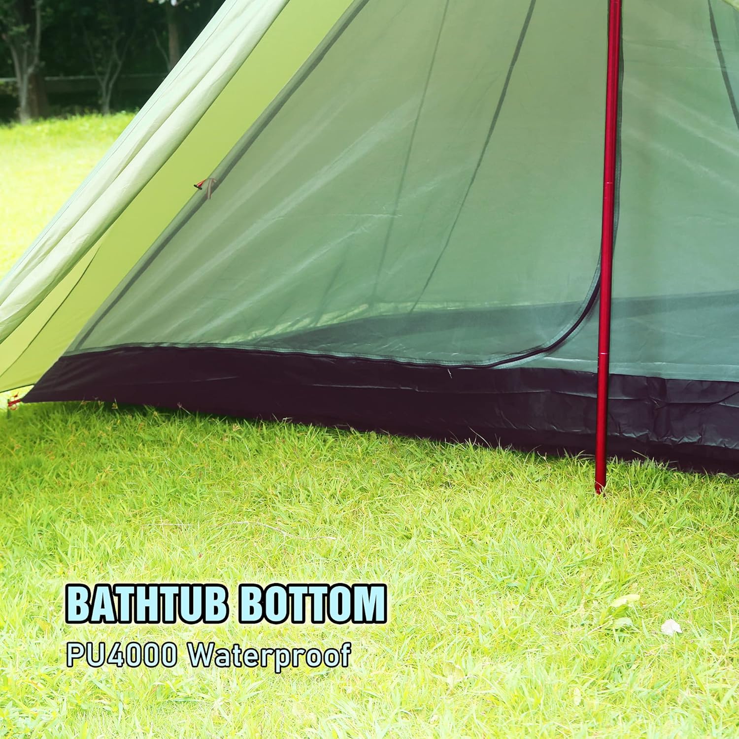 Buy Inner Mesh For T1 T2 Large Size Tipi Hot Tent with Bathtub Bottom