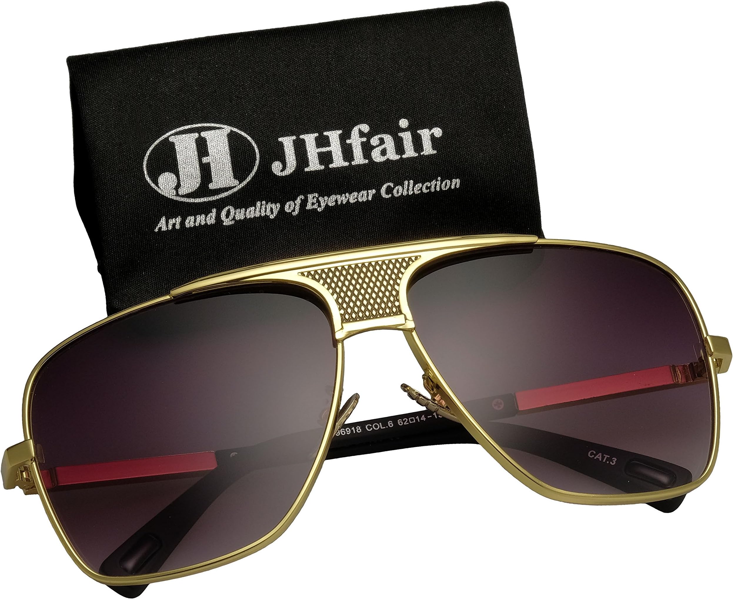 Brand Designer Metal Frame Retro Aviator Fashion Sunglasses For Men