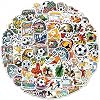 100Pcs 2026 World Football Stickers Waterproof Vinyl Soccer Stickers for Kids Teens Adults Football Fan Decals for Water Bottles Laptop Skateboard Luggage Phone The Big Game Party Supplies Gift