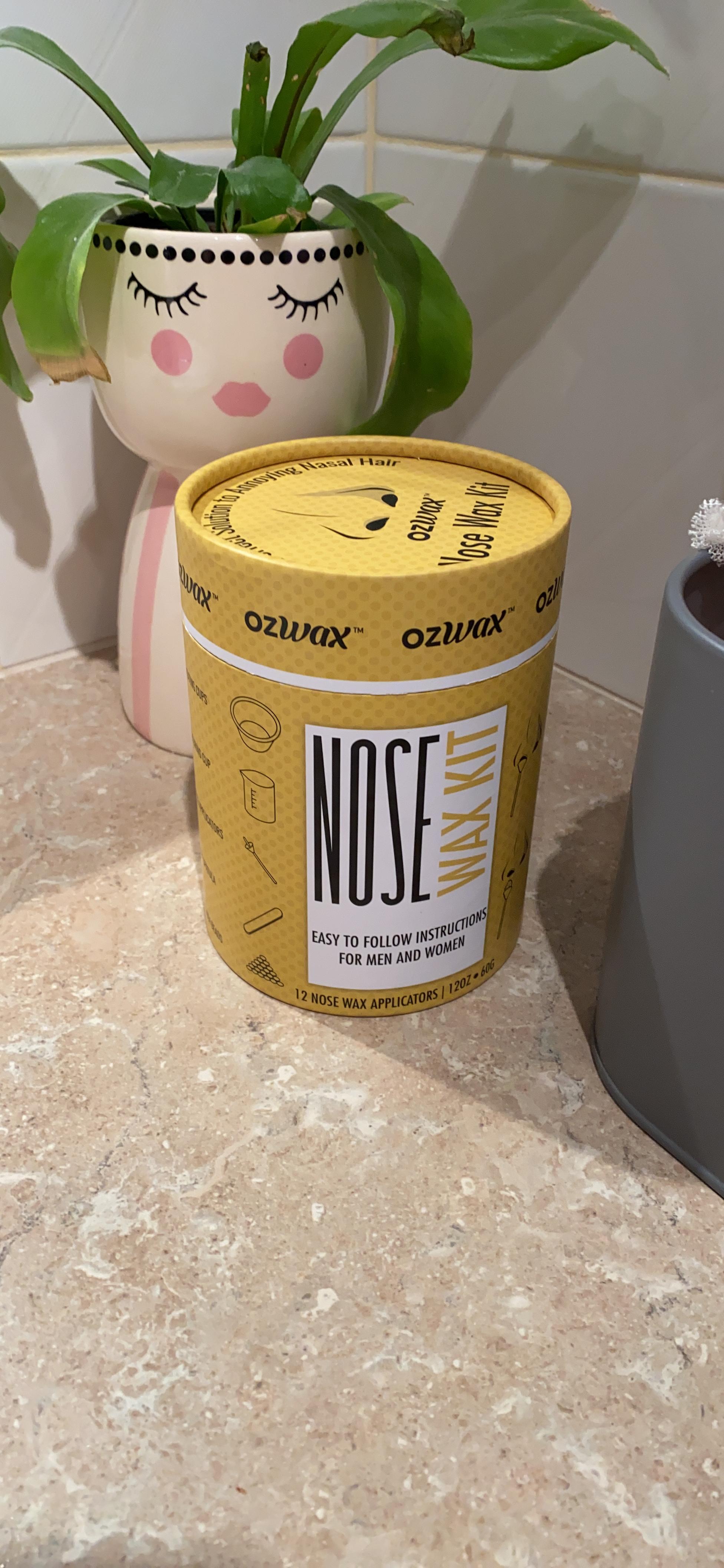 Ozwax Nose Wax Kit for Women Nose Hair Waxing Kit for Men Nose Wax Kit for Men Nose Waxing